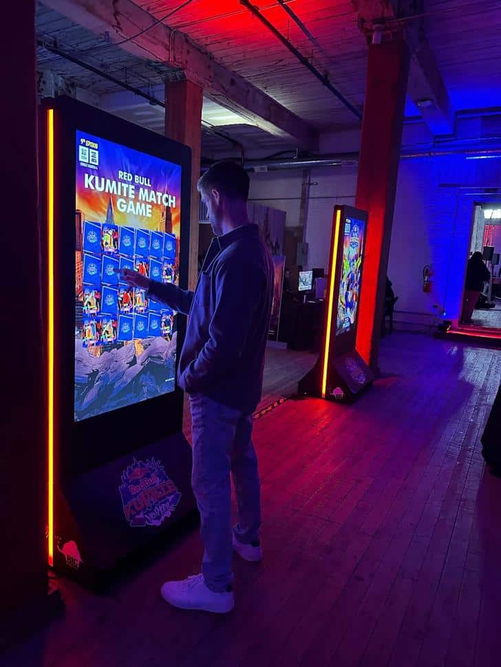 Gamification Kiosk at Redbull Kumite, New York City (March 2024)